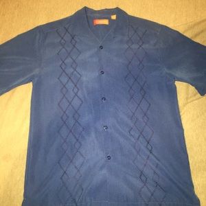 Blue button up shirt